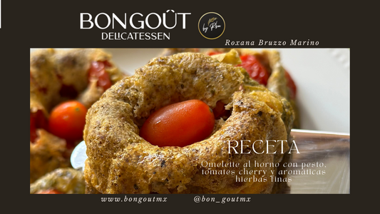 OMELETTE AL HORNO CON PESTO Y TOMATES CHERRY :  Si quieres compartir una experiencia culinaria exquisita con este omelette de pesto, vibrantes tomates cherry y aromáticas hierbas finas, quédate aquí y aprenderás esta receta fácil y rápida.